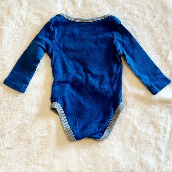 Cat & Jack Blue Baby Onesies - Set of 3 - Size: 0-3 Months - Picture 7 of 10